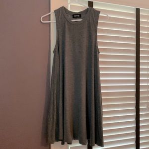 Dark Gray Tank “Swing” Dress by Fab’rik, Size S